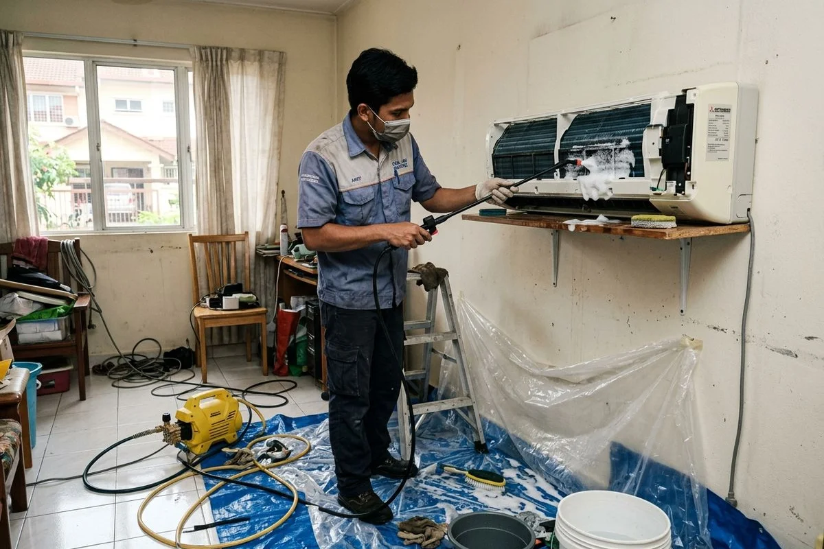 Aircond service in Subang Jaya